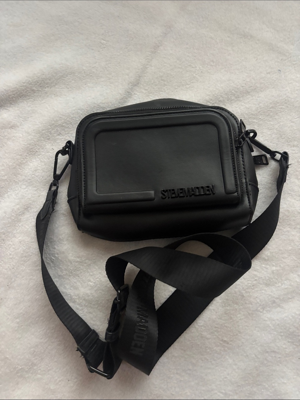 Steve Madden Black Belt Bag